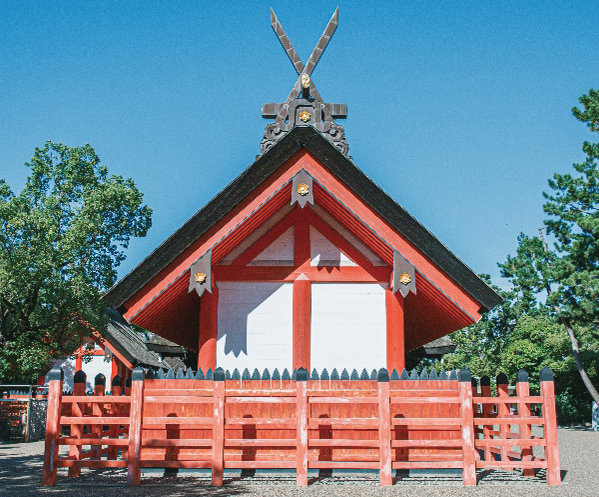 写真③ 国宝住吉造本殿(住吉大社第二本宮)