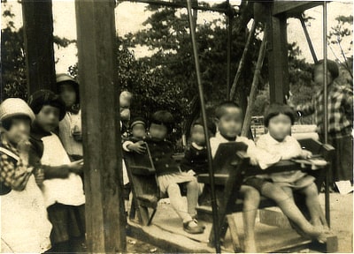 地元から寄せられた昭和5年（1930）頃の住吉公園の様子