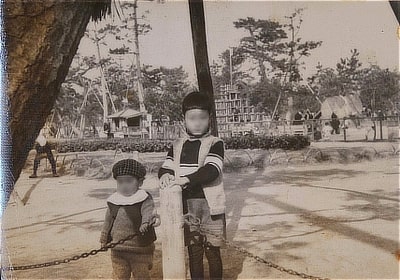 地元から寄せられた昭和5年（1930）頃の住吉公園の様子